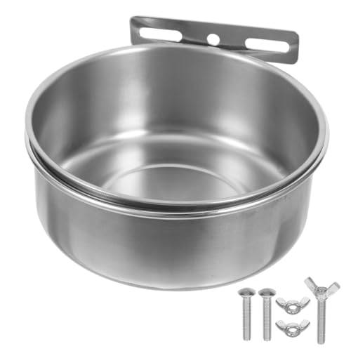 TOYANDONA Edelstahl Vogelfutternapf für Papageien Robust und Langlebig Multifunktionale Futterschale für Futter und Wasser Nahtlos und Leicht zu Reinigen Geeignet für Käfiggrößen Inklusive TOYANDONA Edelstahl Vogelfutternapf für Papageien Robust und Langlebig Multifunktionale Futterschale für Futter und Wasser Nahtlos und Leicht zu Reinigen Geeignet für Käfiggrößen Inklusive von TOYANDONA