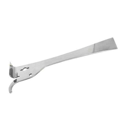 TOYANDONA Edelstahlhonigmesser Imker Bienenstock Bienenzucht Kratzer ausgerichtet Stockwerkzeug aus Edelstahl Rostfreier Silber TOYANDONA Edelstahlhonigmesser Imker Bienenstock Bienenzucht Kratzer ausgerichtet Stockwerkzeug aus Edelstahl Rostfreier Silber von TOYANDONA