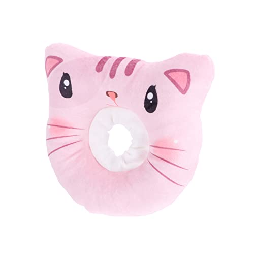 TOYANDONA Elizabeth-Kragen Katzenhalsbänder Katzenhalskegel Katzenchirurgiekegel Katzen katzenhalsband Schleife Erholungshalsband für Haustierkatzen Welpe PP Baumwolle Rosa von TOYANDONA