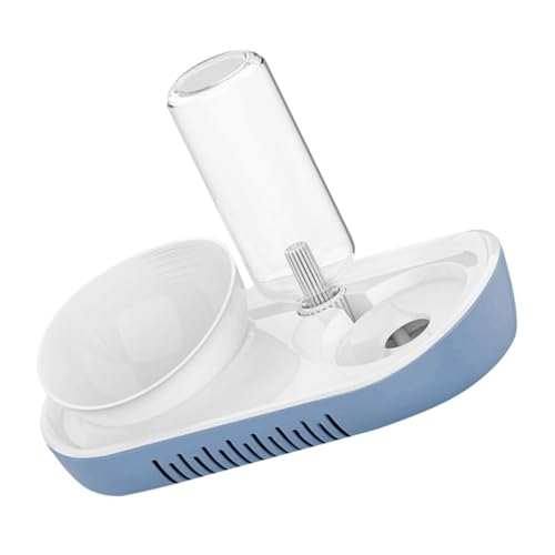 TOYANDONA Erhöhte Automatische Futternapf und Wasserspender für Kleine Katzen und Hunde Lebensmittelechter Kunststoff Schützender Halswirbel Stabile Wasserversorgung Rutschfestes Design von TOYANDONA
