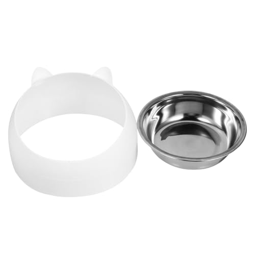 TOYANDONA Erhöhter Schräger Katzennapf aus Edelstahl Anti verschüttet Entlastet Katzenhals Erleichtert Fressen und Trinken rutschfest für Katzenfutter und Trinknapf TOYANDONA Erhöhter Schräger Katzennapf aus Edelstahl Anti verschüttet Entlastet Katzenhals Erleichtert Fressen und Trinken rutschfest für Katzenfutter und Trinknapf von TOYANDONA