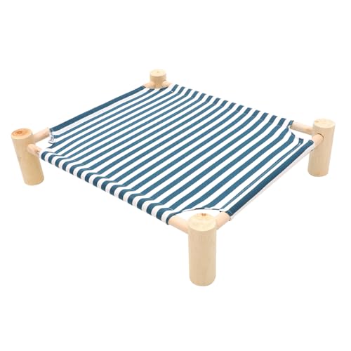 TOYANDONA Erhöhtes Katzenbett aus Holz mit Stabilen Beinen Atmungsaktivem Indoor Haustierbett für Kleine Hunde und Katzen Langlebig und Komfortabel für Sommer und Ganzjährig TOYANDONA Erhöhtes Katzenbett aus Holz mit Stabilen Beinen Atmungsaktivem Indoor Haustierbett für Kleine Hunde und Katzen Langlebig und Komfortabel für Sommer und Ganzjährig von TOYANDONA
