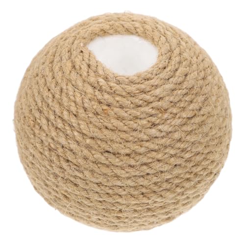 TOYANDONA Ersatzball Für Katzenklettergerüst Interaktives Katzenspielzeug Kratzbälle Für Katze Haustier Bälle Für Katzenboden Für Katzenbälle Kratzer Drinnen Light Brown Sisal TOYANDONA Ersatzball Für Katzenklettergerüst Interaktives Katzenspielzeug Kratzbälle Für Katze Haustier Bälle Für Katzenboden Für Katzenbälle Kratzer Drinnen Light Brown Sisal von TOYANDONA