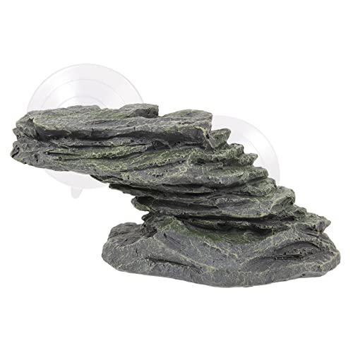 TOYANDONA Extra Große Schildkröten Multifunktionale Kletter Und Sonnenbadeplattform Für Reptilien Terrarium Felsoptik Für Aquarien von TOYANDONA