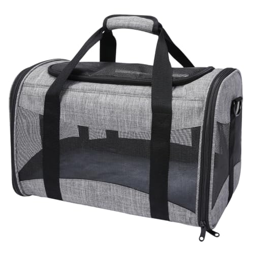 TOYANDONA Faltbare Atmungsaktive Haustier Tragetasche für Katzen und Hunde Portable Handtasche für Sicheren Outdoor Transport Leicht Praktisch für Reisen Camping und Ausflüge Graue TOYANDONA Faltbare Atmungsaktive Haustier Tragetasche für Katzen und Hunde Portable Handtasche für Sicheren Outdoor Transport Leicht Praktisch für Reisen Camping und Ausflüge Graue von TOYANDONA