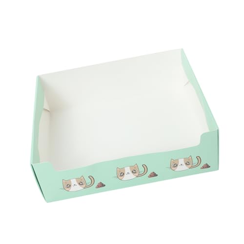 TOYANDONA Faltbare Einweg Katzentoilette Langlebige Katzentoilette für Reisen und Außenbereich für Kleine Kätzchen Leicht zu Entsorgen und TOYANDONA Faltbare Einweg Katzentoilette Langlebige Katzentoilette für Reisen und Außenbereich für Kleine Kätzchen Leicht zu Entsorgen und von TOYANDONA