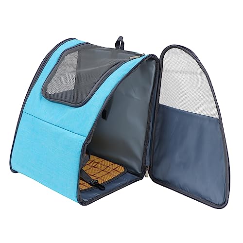 TOYANDONA Faltbarer Atmungsaktiver Katzen und Hunderucksack Tragbare Transporttasche für Reisen und Outdoor Robustes Material Komfortable Belüftung Geeignet für Katzen und Kleine Hunde von TOYANDONA