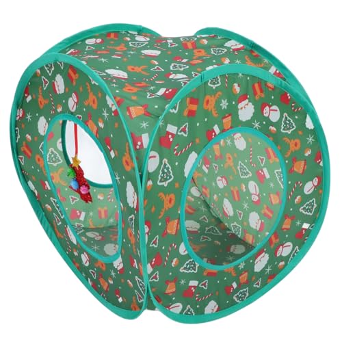 TOYANDONA Faltbarer Interaktiver Katzentunnel für Drinnen Gerader Spieltunnel zur Natürlichen Erkundungsverhaltens Platzsparend Zusammenklappbar Geeignet für Katzen und Kätzchen TOYANDONA Faltbarer Interaktiver Katzentunnel für Drinnen Gerader Spieltunnel zur Natürlichen Erkundungsverhaltens Platzsparend Zusammenklappbar Geeignet für Katzen und Kätzchen von TOYANDONA