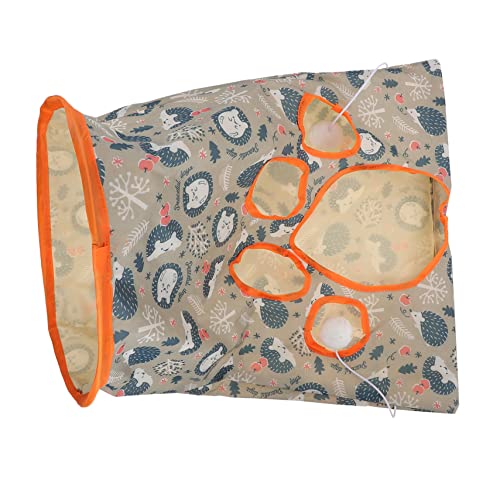 TOYANDONA Faltbarer Katzentunnel Interaktives Katzenspielzeug mit Geräusch Kollabierender Spielplatz für Katzen Perfekter Rückzugsort und Spielbereich für Kleine Haustiere mit Design TOYANDONA Faltbarer Katzentunnel Interaktives Katzenspielzeug mit Geräusch Kollabierender Spielplatz für Katzen Perfekter Rückzugsort und Spielbereich für Kleine Haustiere mit Design von TOYANDONA