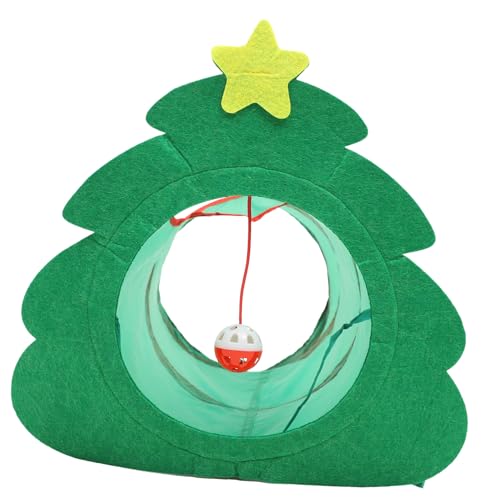 TOYANDONA Faltbarer Katzentunnel Interaktives Katzenversteck für Drinnen und Draußen Katzenhöhle Katzenfreunde Kuschelige Schlafumgebung für Haustiere TOYANDONA Faltbarer Katzentunnel Interaktives Katzenversteck für Drinnen und Draußen Katzenhöhle Katzenfreunde Kuschelige Schlafumgebung für Haustiere von TOYANDONA