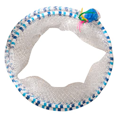 TOYANDONA Faltbarer Katzentunnel Interaktives Tunnelspielzeug für Katzen Elastisches Mesh Material für Drinnen Fördert Bewegung und Spielspaß für Katzenfreunde TOYANDONA Faltbarer Katzentunnel Interaktives Tunnelspielzeug für Katzen Elastisches Mesh Material für Drinnen Fördert Bewegung und Spielspaß für Katzenfreunde von TOYANDONA