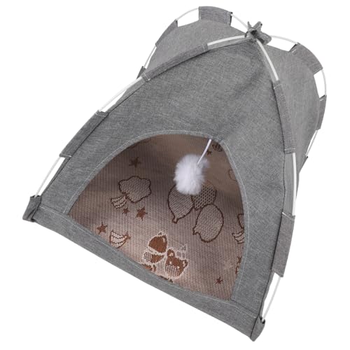 TOYANDONA Faltbares Haustier für Katzen und Bequeme Schlafgelegenheit für Drinnen und Draußen Atmungsaktives Design für Optimale Kühlung für Reisen und Outdoor Aktivitäten und Stabile TOYANDONA Faltbares Haustier für Katzen und Bequeme Schlafgelegenheit für Drinnen und Draußen Atmungsaktives Design für Optimale Kühlung für Reisen und Outdoor Aktivitäten und Stabile von TOYANDONA