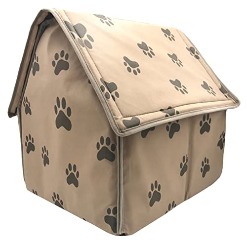 TOYANDONA Faltbares Haustierzelt für Hunde und Katzen Gemütliches Hundebett mit Fußabdruck Design Tragbar und Leicht zu Reinigen für Drinnen und Draußen TOYANDONA Faltbares Haustierzelt für Hunde und Katzen Gemütliches Hundebett mit Fußabdruck Design Tragbar und Leicht zu Reinigen für Drinnen und Draußen von TOYANDONA
