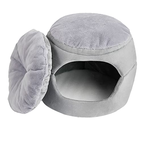 TOYANDONA Faltbares Katzenbett für Haustiere Kuschelhöhle aus Baumwolle Winddicht und Bequem für Katzen und Kleine Multifunktionales Schlafnest für Winter von TOYANDONA
