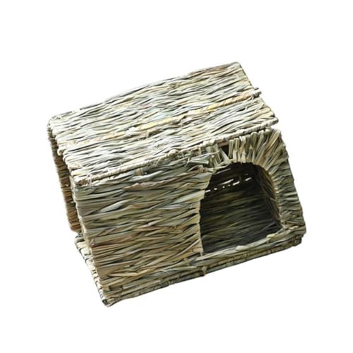 TOYANDONA Faltbares Stroh Nagertierhaus Sicheres Kleintier Versteck und Spielhaus für Hamster Kaninchen Igel und Chinchilla Natürlicher Materialschutz und Gemütliche Schlafhöhle TOYANDONA Faltbares Stroh Nagertierhaus Sicheres Kleintier Versteck und Spielhaus für Hamster Kaninchen Igel und Chinchilla Natürlicher Materialschutz und Gemütliche Schlafhöhle von TOYANDONA