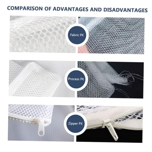 TOYANDONA Filterbeutel für Aquarien Langlebige Waschbare Filter Media Taschen Kompatibel mit Innen und Teichfiltern Wiederverwendbar Atmungsaktive Netzbeutel für Fischbecken und Teiche von TOYANDONA