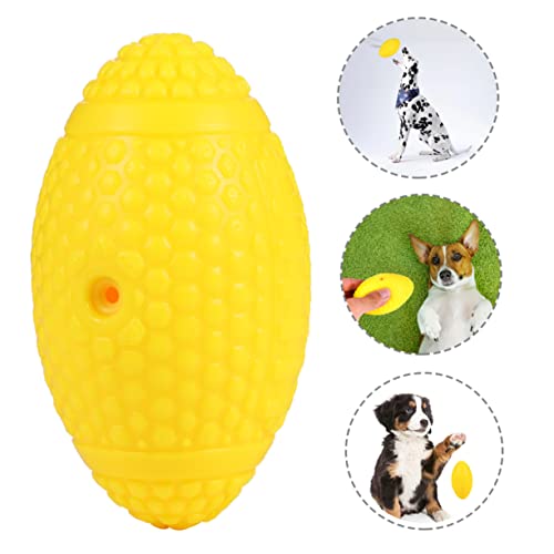 TOYANDONA Fußballspielzeug Hunde Molar Hundespielzeug Kauspielzeug Reinigung Rugby Hundebälle Hundeballspielzeug Haustierspielzeug Haustierspielzeug Gelbe Emulsion TOYANDONA Fußballspielzeug Hunde Molar Hundespielzeug Kauspielzeug Reinigung Rugby Hundebälle Hundeballspielzeug Haustierspielzeug Haustierspielzeug Gelbe Emulsion von TOYANDONA