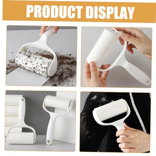 TOYANDONA Fusselrolle Haustierhaarentferner Teiliges mit Rollgriff und Ersatzrollen Extra Klebrig für Kleidung Möbel und Teppiche Schonend und Vielseitig für Katzen und Hundehaare von TOYANDONA