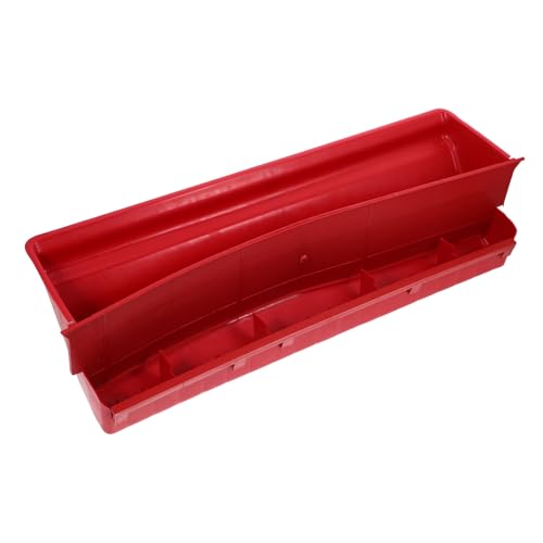 TOYANDONA Futterautomat Futtermittel Klein Geflügel Trog Essen Futternutschale Füttern Küken Füttern Futternapf Für Hühner Futterspender Groß Automatisch Hühnerfutter Rot Abs TOYANDONA Futterautomat Futtermittel Klein Geflügel Trog Essen Futternutschale Füttern Küken Füttern Futternapf Für Hühner Futterspender Groß Automatisch Hühnerfutter Rot Abs von TOYANDONA