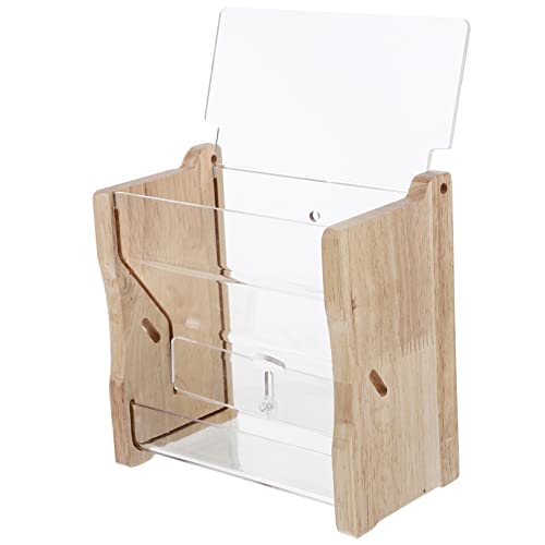 TOYANDONA Futterautomat Futtertrog Für Hühner Transparente Feeder Rattensicherer Hühnerfutterspender Hühnerfütterungstrog Essen Vogelfütterer Schüssel Etiketten Automatisch Hält Beige Acryl von TOYANDONA