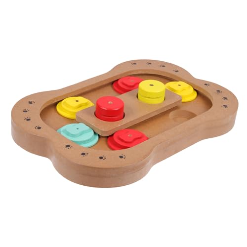 TOYANDONA Futternapf für Hunde Welpe Interaktive Hundespielzeug klein Langsamer Fressnapf für Hunde zum langsamen Füttern von Hunden hölzern Brown TOYANDONA Futternapf für Hunde Welpe Interaktive Hundespielzeug klein Langsamer Fressnapf für Hunde zum langsamen Füttern von Hunden hölzern Brown von TOYANDONA