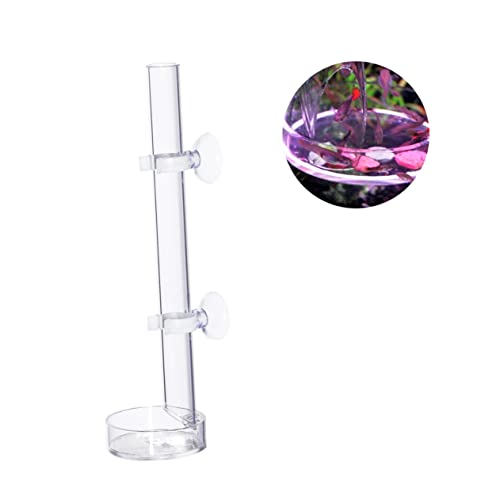 TOYANDONA Garnelenzuführrohr mit Futtertray Transparent für Aquarien Kirschgarnelen Kristallrote Garnelen und Zwerggarnelen Einfache von TOYANDONA