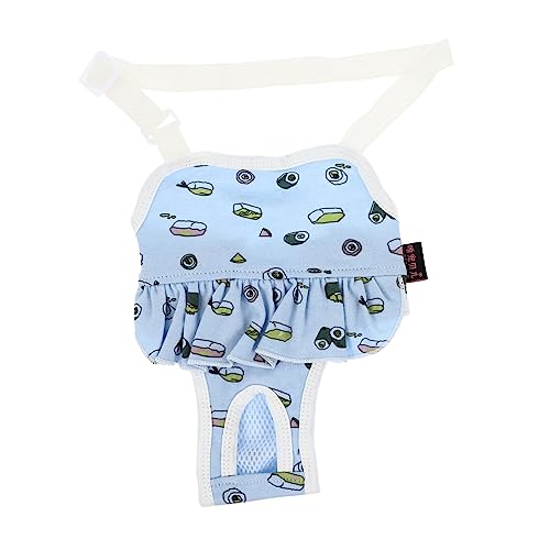 TOYANDONA Geschmeidige Welpenwindel für Weibliche Hunde Wiederverwendbare Baumwollunterwäsche Geeignet für Menstruation Schützend und Saugfähig XL Blau Haustierbedarf für TOYANDONA Geschmeidige Welpenwindel für Weibliche Hunde Wiederverwendbare Baumwollunterwäsche Geeignet für Menstruation Schützend und Saugfähig XL Blau Haustierbedarf für von TOYANDONA