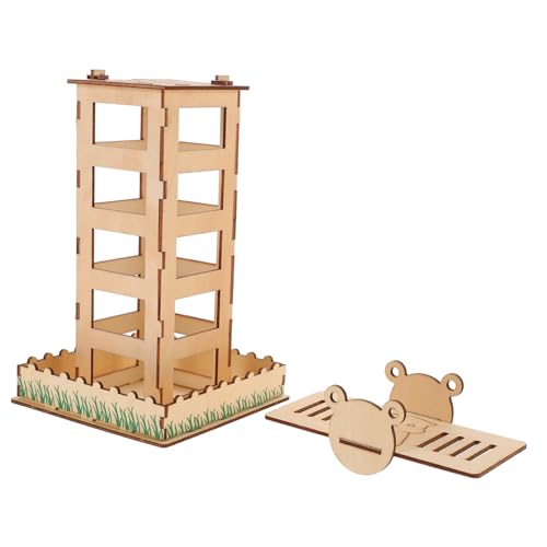 TOYANDONA Getreideschale füttern Futterspender Heufresser Kaninchen Gestell im Freien Hase Heufütterung Heufütterer für Chinchilla Pet Feeder Futterautomat für Heu Pet Bunny Feeder hölzern TOYANDONA Getreideschale füttern Futterspender Heufresser Kaninchen Gestell im Freien Hase Heufütterung Heufütterer für Chinchilla Pet Feeder Futterautomat für Heu Pet Bunny Feeder hölzern von TOYANDONA