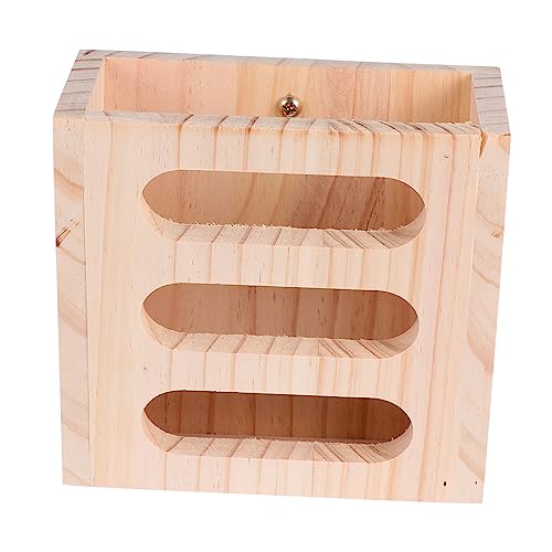 TOYANDONA Grasständer Aus Holz Für Kaninchen Kaninchenfutter Kaninchenspielzeug Essen Kaninchen -heu -Feeder Kaninchen Heu Meerschweinchen Heu Feeder Für Kaninchen Futterkrippe Hölzern von TOYANDONA