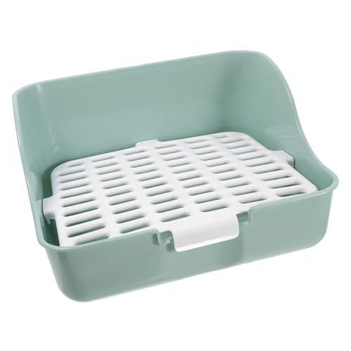 TOYANDONA Große Kaninchentoilette Ecktoilette für Frettchen Chinchillas und Meerschweinchen Spritzwassergeschützt Geräumig und für Hygienisches Haustierleben TOYANDONA Große Kaninchentoilette Ecktoilette für Frettchen Chinchillas und Meerschweinchen Spritzwassergeschützt Geräumig und für Hygienisches Haustierleben von TOYANDONA