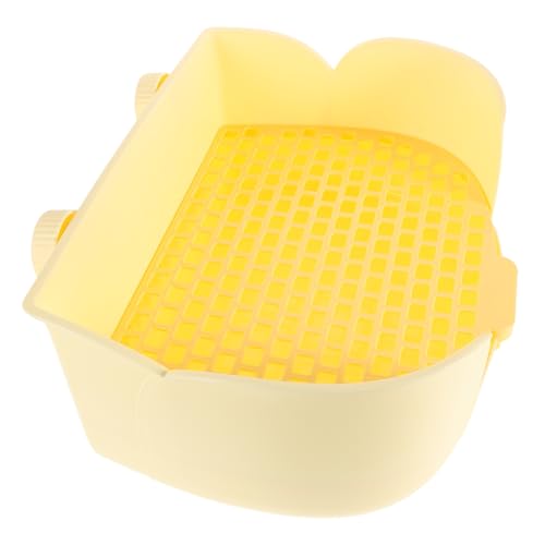 TOYANDONA Große Kaninchentoilette: Töpfchentrainer Für Kaninchen, Töpfchentraining Für Kaninchen, Für Kleintiere, Meerschweinchen, Frettchen, Chinchilla, Kunststoff-haustierpfanne TOYANDONA Große Kaninchentoilette: Töpfchentrainer Für Kaninchen, Töpfchentraining Für Kaninchen, Für Kleintiere, Meerschweinchen, Frettchen, Chinchilla, Kunststoff-haustierpfanne von TOYANDONA