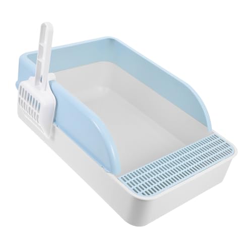 TOYANDONA Große Offene Katzentoilette mit Schaufel Auslaufsicheres Katzenklo für Haushalt Praktische Katzenstreu Box mit Hoher Kapazität Leicht zu Reinigen für Indoor Katzen TOYANDONA Große Offene Katzentoilette mit Schaufel Auslaufsicheres Katzenklo für Haushalt Praktische Katzenstreu Box mit Hoher Kapazität Leicht zu Reinigen für Indoor Katzen von TOYANDONA
