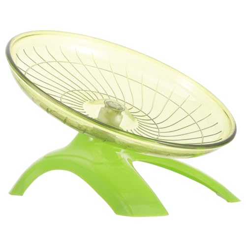 TOYANDONA Großes Hamsterrad für Chinchillas Geräuschloses Laufspielzeug für Hamster und Kleintiere für Käfige mit Ergonomischem Design Matcha von TOYANDONA