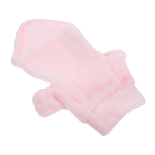 TOYANDONA Haarlose Katzen -Thermaljacke Katzenkleidung Haustier Katzenmantel für Katzen-Hoodie winterhundejacken wintermäntel Dog Coat entzückendes Hundekleid warme Welpenkleidung Samt Rosa von TOYANDONA