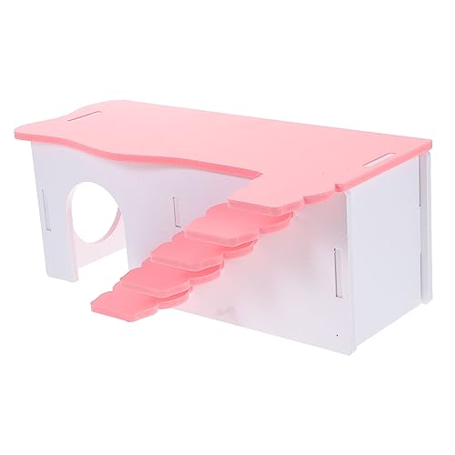 TOYANDONA Habitat Hamsterhaus mit Gemütliches Versteck für Meerschweinchen Ratten und Andere Kleintiere Langlebiges für Sichere und Spielmöglichkeiten von TOYANDONA