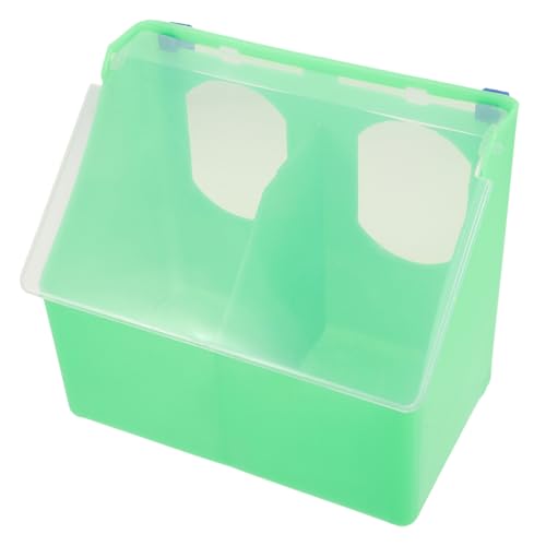 TOYANDONA Hängebox Trog Vogelfutterboxen Taubenfutterspender Vogelfutterspender Mit Käfigfutterspender Vogelkäfig Vogelfutterspender Rustikal Vogelfutterspender Terrasse von TOYANDONA