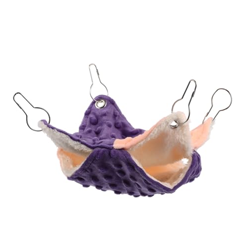 TOYANDONA Hängematte Für Haustiere Bequeme Doppellagige Hängematte Für Hamster Ratten Und Chinchillas Atmungsaktiv Und Kratzfest Für Winter Und Sommernutzung von TOYANDONA