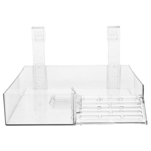 TOYANDONA Hängende Abnehmbare Sonnenplattform mit Geländer und Kletterleiter Höhenverstellbares Schildkrötenbecken sonnenplateau für Wasserschildkröten Trockenes Sonnenbad und Sauberes von TOYANDONA