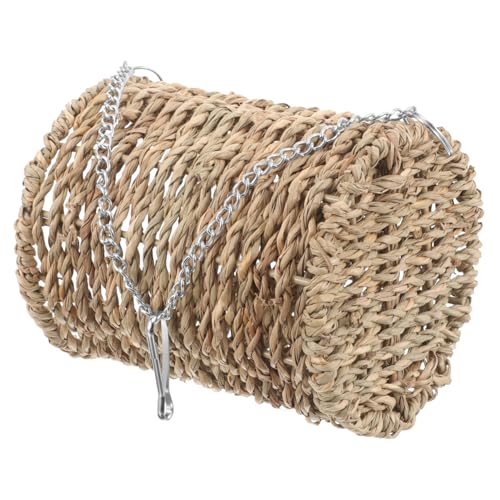 TOYANDONA Hängende Hamsterhängematte Aus Natürlichem Strohwoven Nest Gemütliche Schlafgelegenheit Für Kleintiere Leicht Und Langlebig Für Zuhause Und Unterwegs TOYANDONA Hängende Hamsterhängematte Aus Natürlichem Strohwoven Nest Gemütliche Schlafgelegenheit Für Kleintiere Leicht Und Langlebig Für Zuhause Und Unterwegs von TOYANDONA