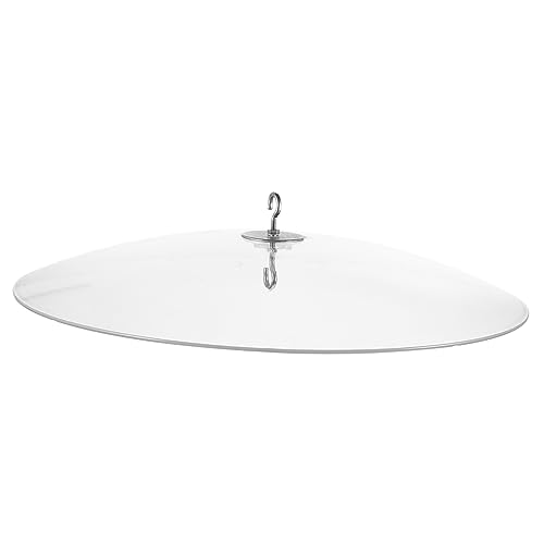 TOYANDONA Hängender Vogelfutterspender Schutz Transparenter Regenschutz für Vogelhäuschen Einfache Wetterfest für Garten und Balkon TOYANDONA Hängender Vogelfutterspender Schutz Transparenter Regenschutz für Vogelhäuschen Einfache Wetterfest für Garten und Balkon von TOYANDONA