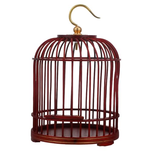 TOYANDONA Hängender Vogelkäfig aus Holz und Dekorativer Kleintierkäfig mit Großer Kapazität Sicherer Käfig mit Türverschluss für Vögel Nymphensittiche und Kleine Haustiere Langlebig und TOYANDONA Hängender Vogelkäfig aus Holz und Dekorativer Kleintierkäfig mit Großer Kapazität Sicherer Käfig mit Türverschluss für Vögel Nymphensittiche und Kleine Haustiere Langlebig und von TOYANDONA