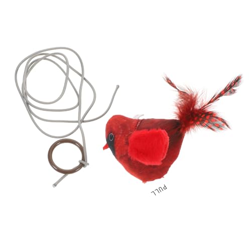 TOYANDONA Hängendes Katzenspielzeug Aus Leichtem Federmaterial Mit Vogel Design Für Katzen Zu Installieren Für Spielspaß TOYANDONA Hängendes Katzenspielzeug Aus Leichtem Federmaterial Mit Vogel Design Für Katzen Zu Installieren Für Spielspaß von TOYANDONA