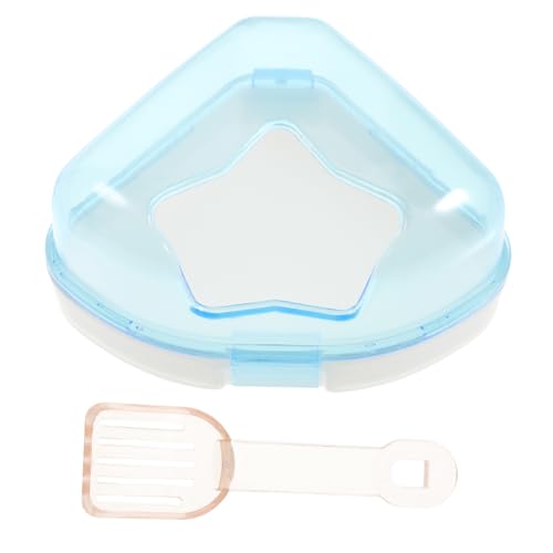 TOYANDONA Haustierbadewanne für Hamster Fünfzackiges Stern Design Rutschfester Boden Multifunktional als Wanne Futtertrog oder Toilette Geeignet für Kleine Tiere TOYANDONA Haustierbadewanne für Hamster Fünfzackiges Stern Design Rutschfester Boden Multifunktional als Wanne Futtertrog oder Toilette Geeignet für Kleine Tiere von TOYANDONA
