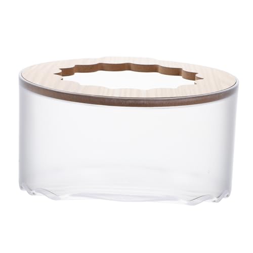 TOYANDONA Hamster Badewanne aus Transparente Rattenbadeschale mit Abnehmbarem Deckel für Hygienisches für Meerschweinchen und Kleine Haustiere TOYANDONA Hamster Badewanne aus Transparente Rattenbadeschale mit Abnehmbarem Deckel für Hygienisches für Meerschweinchen und Kleine Haustiere von TOYANDONA