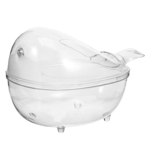 TOYANDONA Hamster Badewanne für Kleine Transparente Sandbadbox für Hamster und Chinchillas Sichere Kanten Pflegeleicht Perfektes Zubehör für Haustierbesitzer TOYANDONA Hamster Badewanne für Kleine Transparente Sandbadbox für Hamster und Chinchillas Sichere Kanten Pflegeleicht Perfektes Zubehör für Haustierbesitzer von TOYANDONA