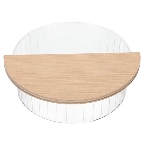 TOYANDONA Hamster Badezimmer Sandbad Mit Abnehmbarem Deckel Transparente Hamster Toilettenschüssel Für Chinchillas Und Kleine Haustiere Zu Reinigen Und Verletzungsfrei von TOYANDONA