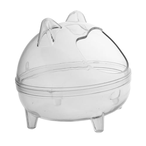 TOYANDONA Hamster Badezimmer Toilette Hamsterbad Und Sandkasten Zubehör Für Kleine Haustierkäfige Hamsterbadpool Hamster Käfigbadzubehör Kleine Haustierbadewanne Transparent Abs TOYANDONA Hamster Badezimmer Toilette Hamsterbad Und Sandkasten Zubehör Für Kleine Haustierkäfige Hamsterbadpool Hamster Käfigbadzubehör Kleine Haustierbadewanne Transparent Abs von TOYANDONA