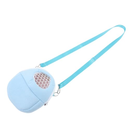 TOYANDONA Hamster Baumwollnest Teetassen-hundetransporter Meerschweinchen Rucksack Igelträger Beutel Für Zuckergleiter Hasenträger Mit Hamster Verzierte Kleine Tasche Sky-Blue Samt TOYANDONA Hamster Baumwollnest Teetassen-hundetransporter Meerschweinchen Rucksack Igelträger Beutel Für Zuckergleiter Hasenträger Mit Hamster Verzierte Kleine Tasche Sky-Blue Samt von TOYANDONA