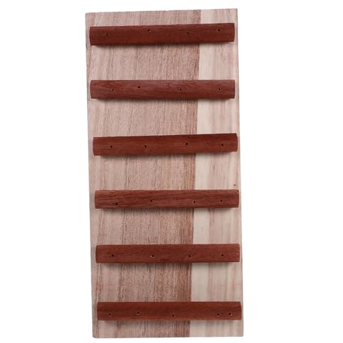TOYANDONA Hamster-Bogenbrückenleiter Hamster brücke Hamster Chinchilla Klettergerüst Hamster-Kletterleiter Käfigrampe mit Interessantes Hamsterspielzeug Hamsterkäfig hölzern von TOYANDONA