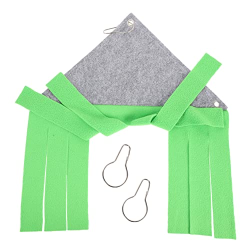 TOYANDONA Hamster Hängematte Hamster hamsterspielzeug Meerschweinchen verstecken Meerschweinchen Zeug Hamster-Versteckspielzeug kleines Versteck für Haustiere Green von TOYANDONA